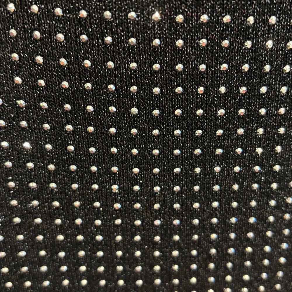 Ontwelfth Size Small 89% Viscosa 11% Nailon Skirt Colored Black And Silver NWTS - Picture 5 of 11